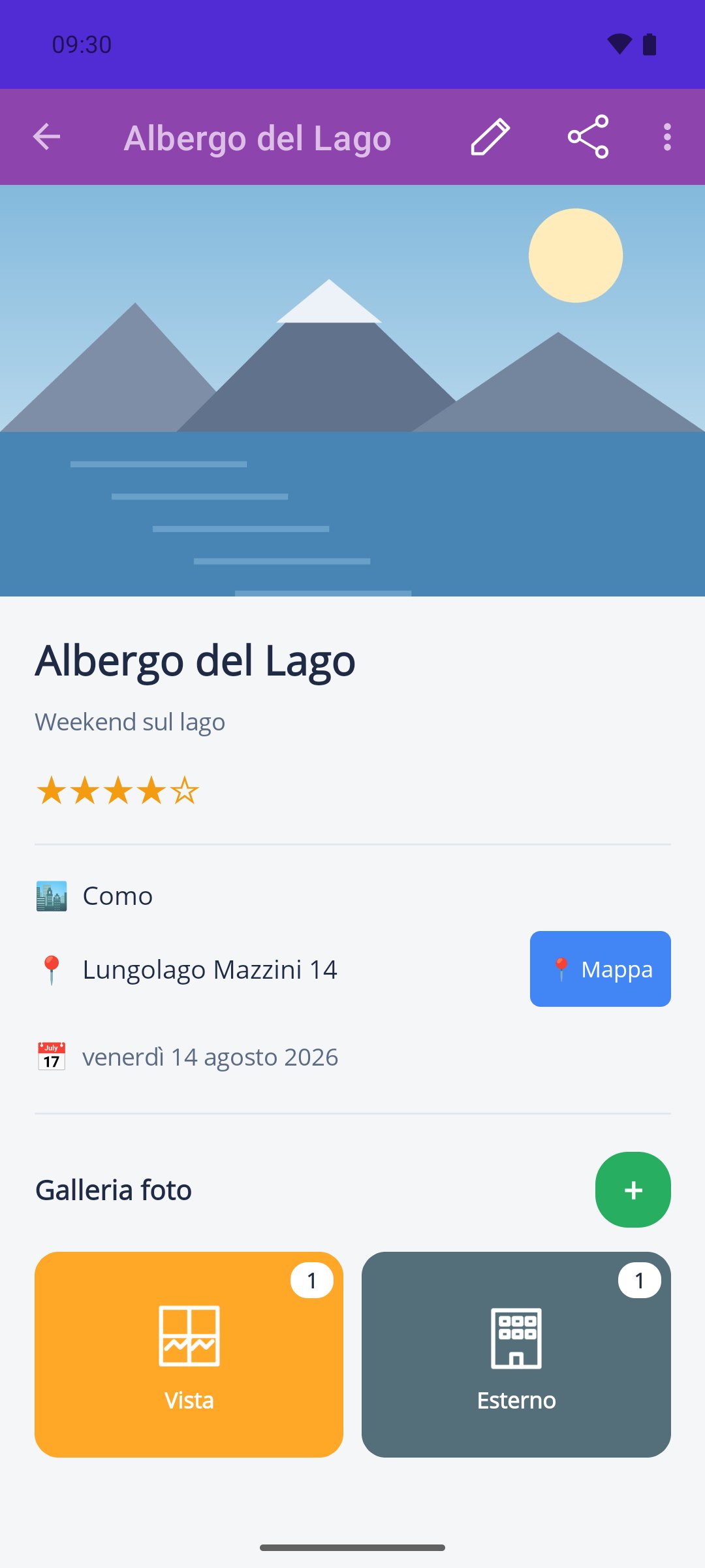Remember — scheda di un albergo