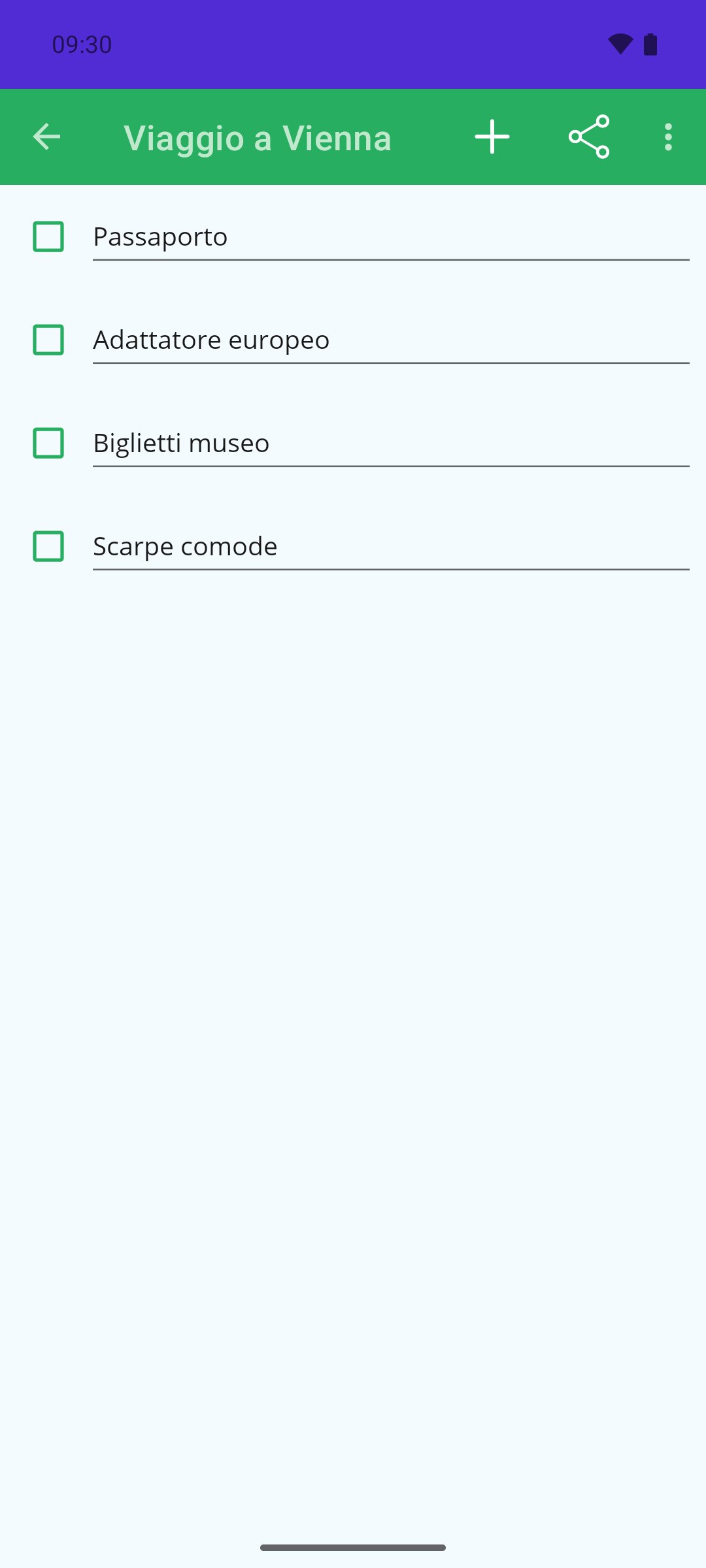 Remember — dentro una lista