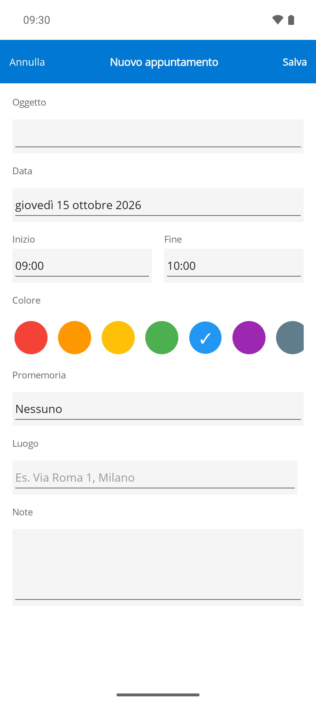 Remember — nuovo appuntamento