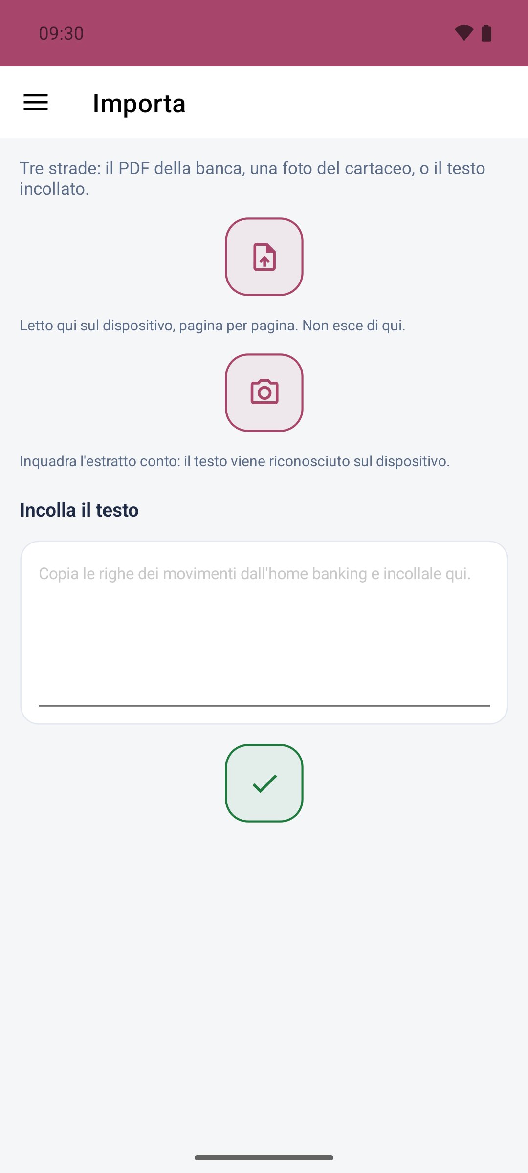 Rinnovi — proposte trovate nell'estratto conto